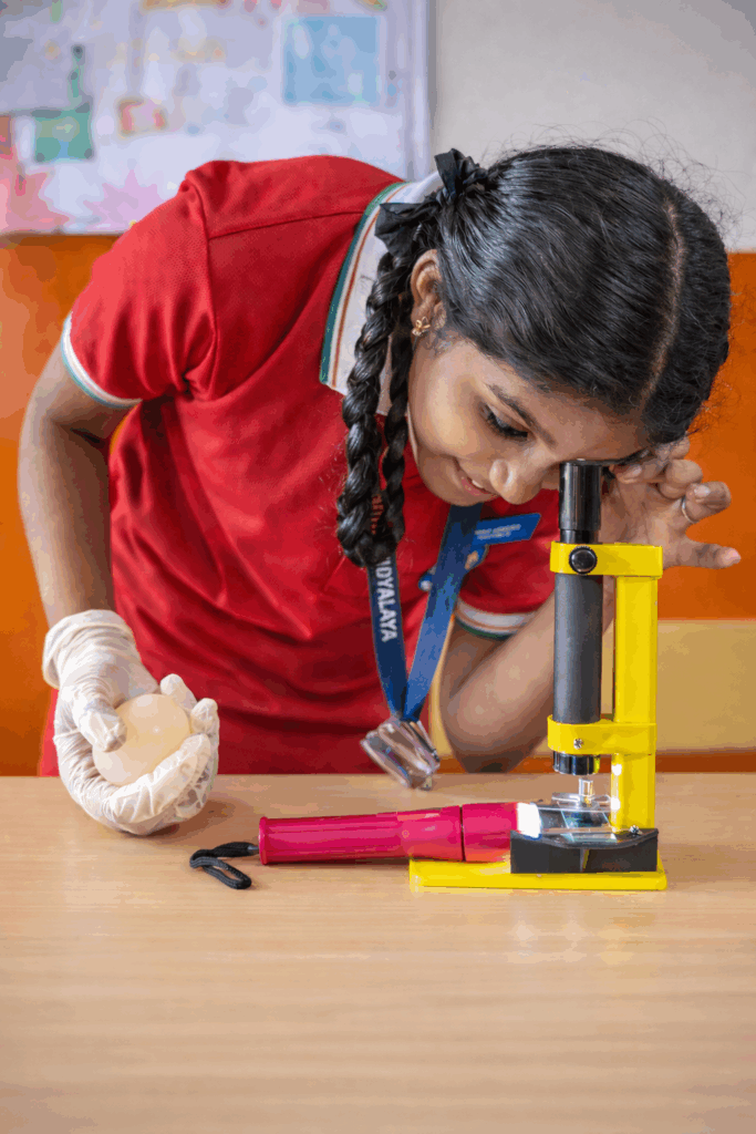 Joyful classroom activity with students engaged in inquiry-based STEM