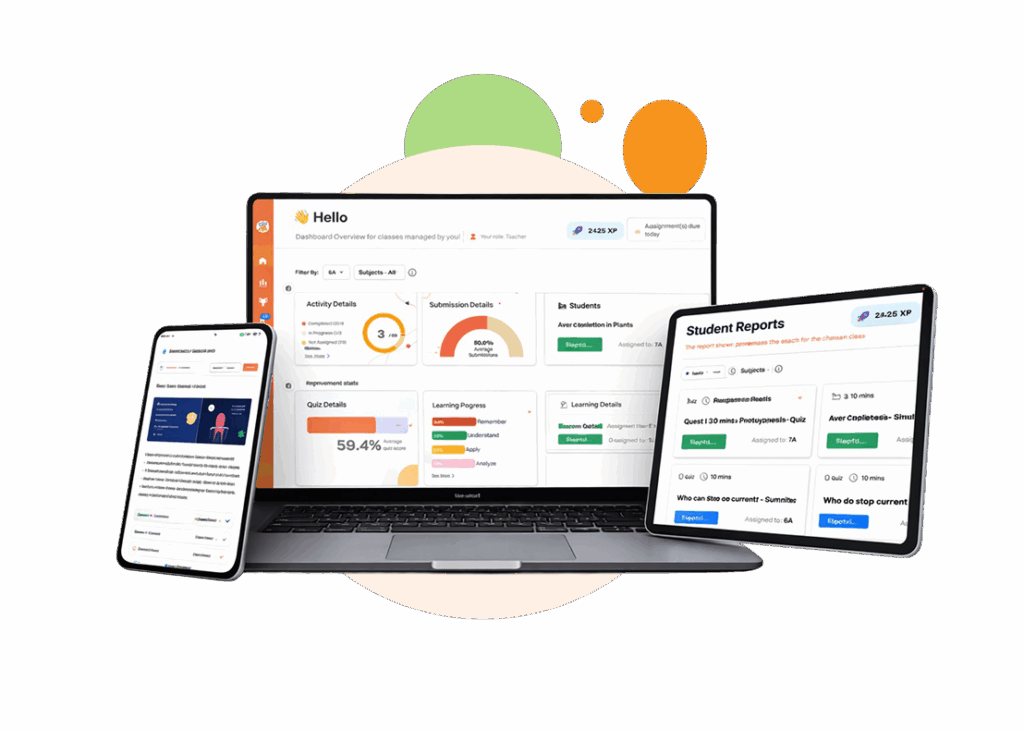 Xperimentor App hero – plan, teach, assess, and analyse on one platform