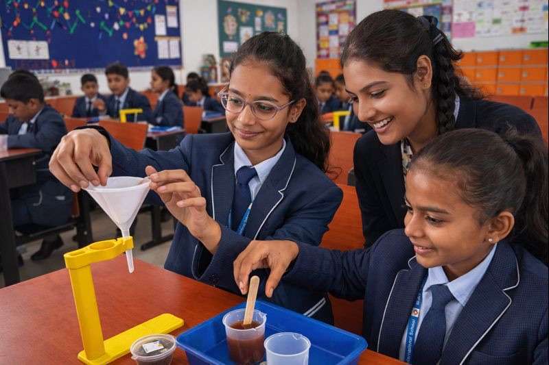 Future classroom with experiential concept-based learning for students