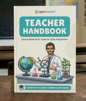 Teacher handbook with experiment outlines, tips, and safety guidance